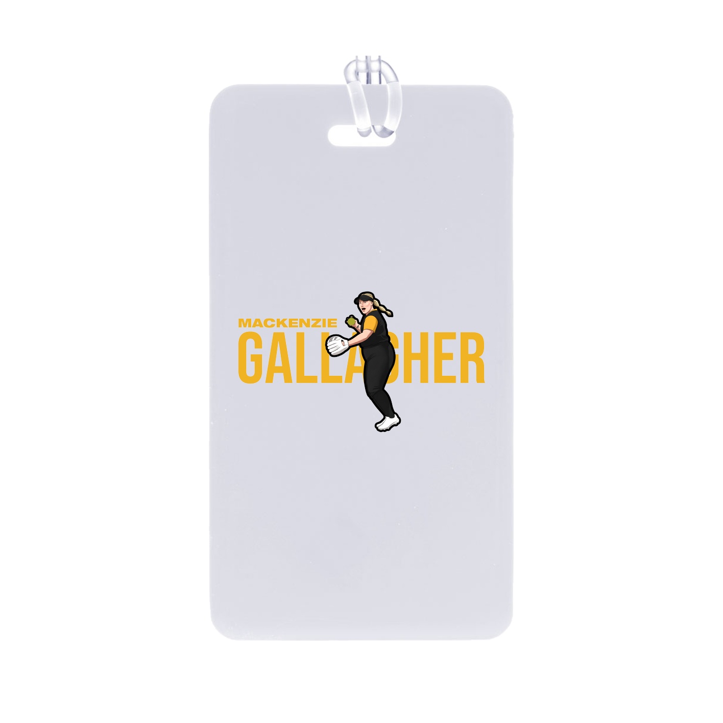 Bag Tag — Player Name in Classic