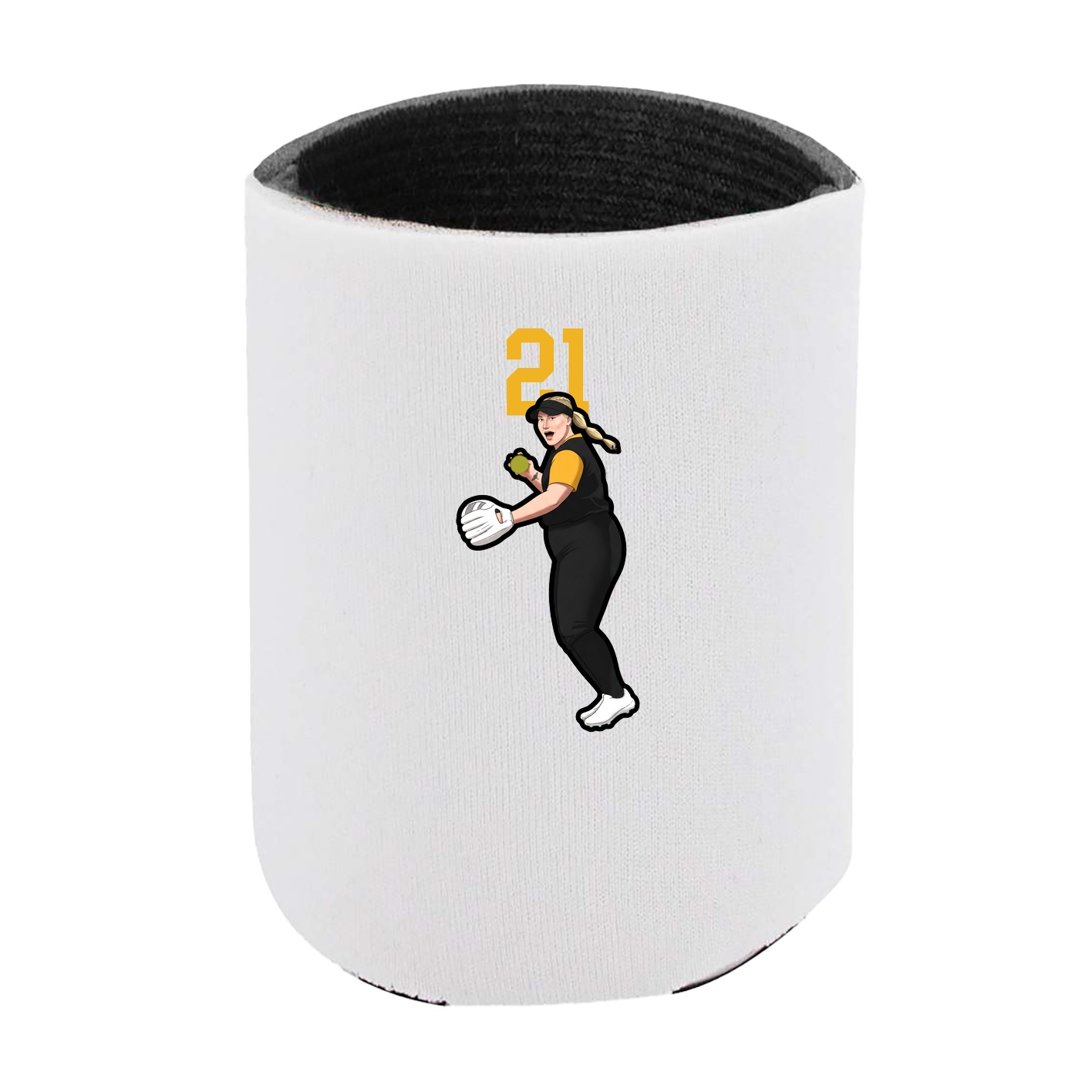 Can Holder — Number Top in White