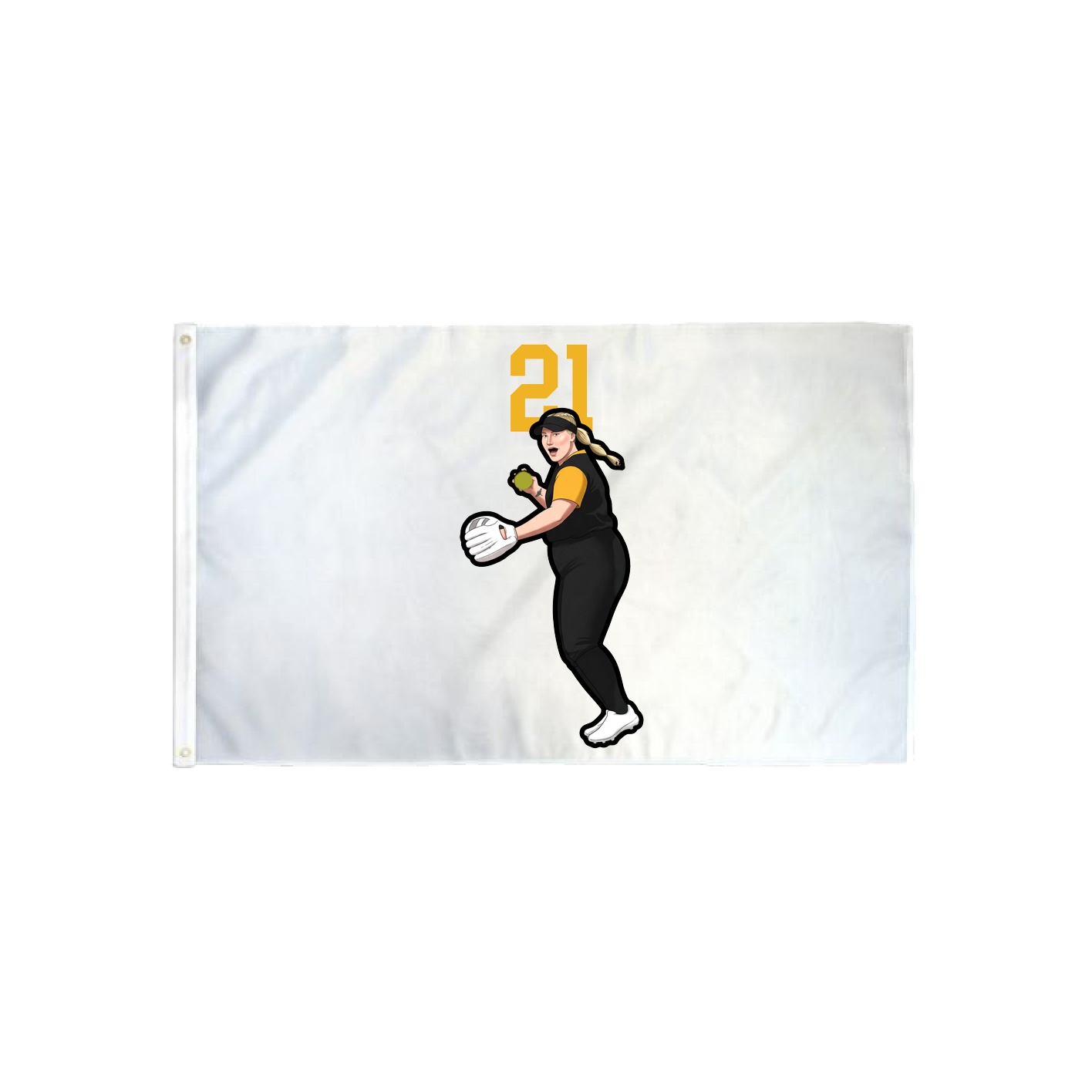 3x5 Flag — Number Top in Classic