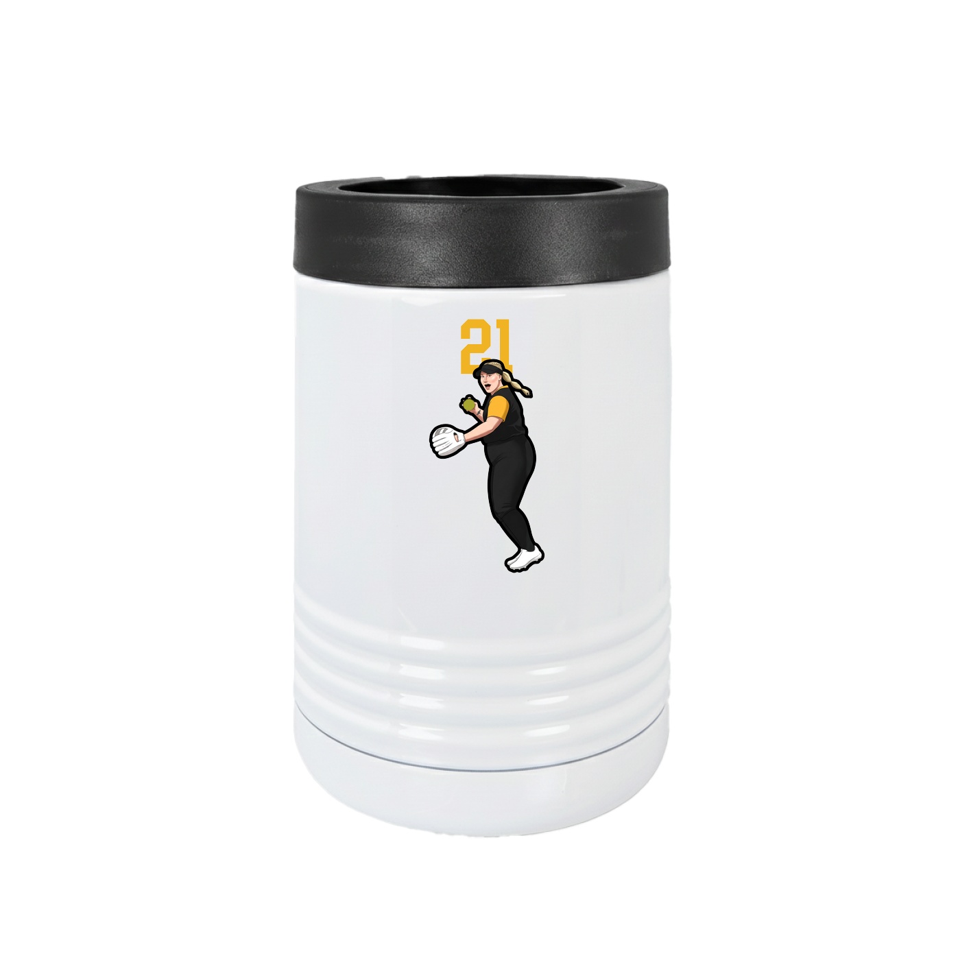 Beverage Holder — Number Top in White