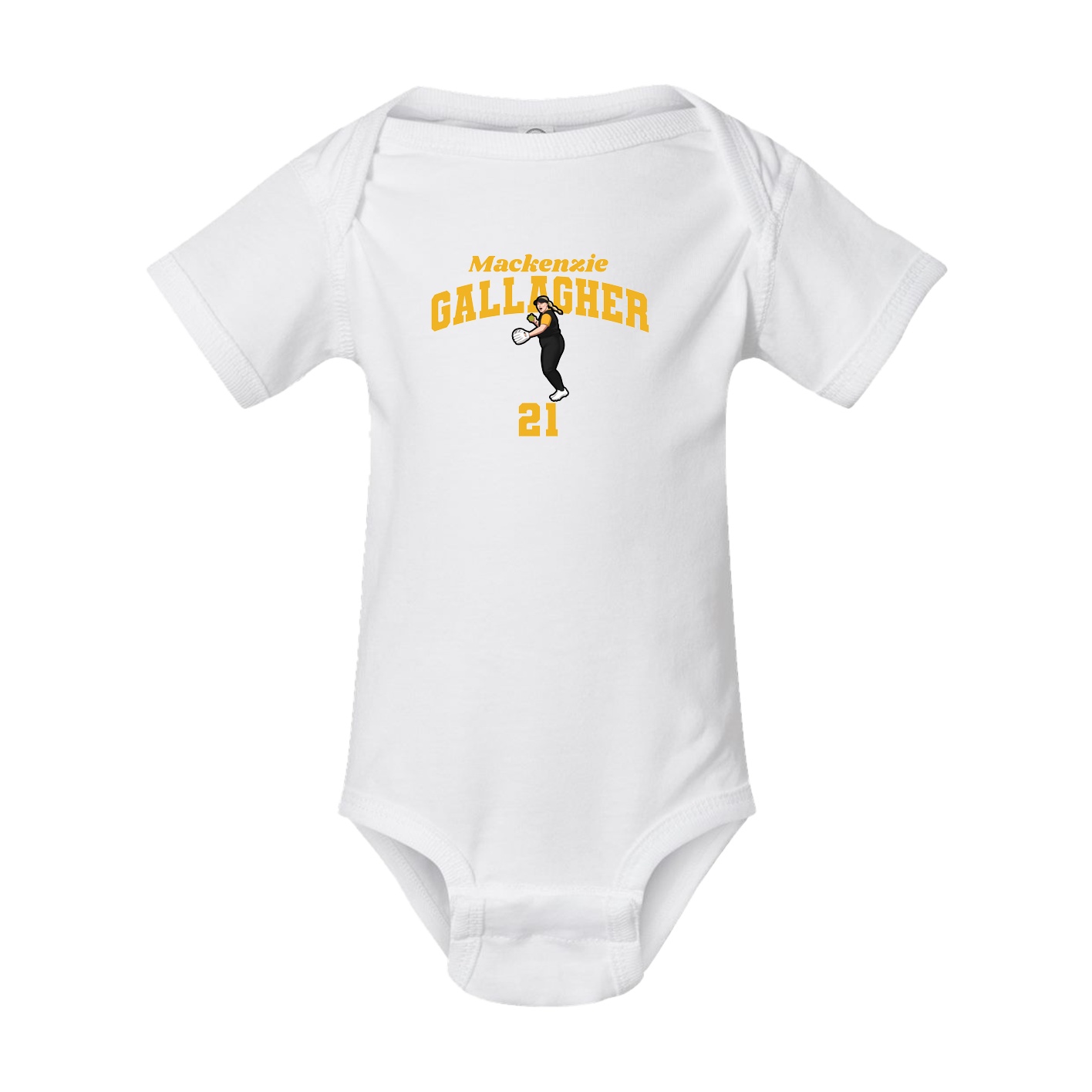 Baby Onesie — Signature Arch in White