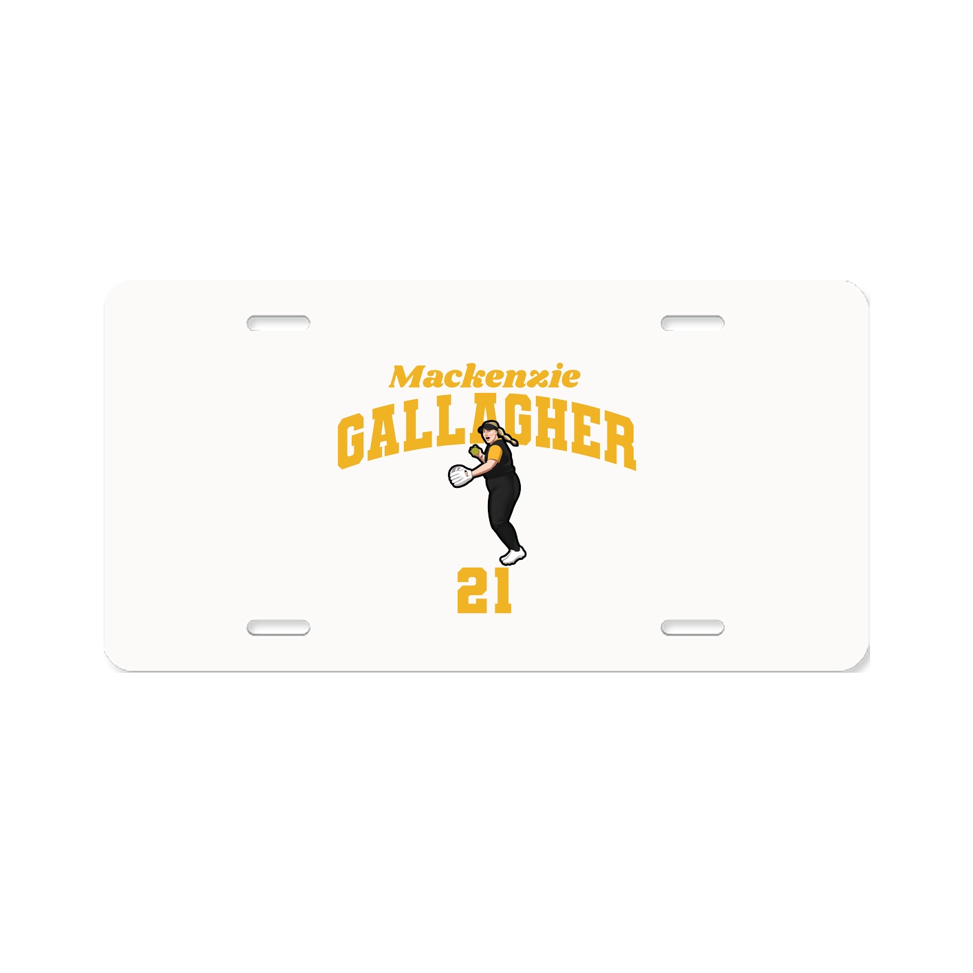 License Plate — Signature Arch in Classic