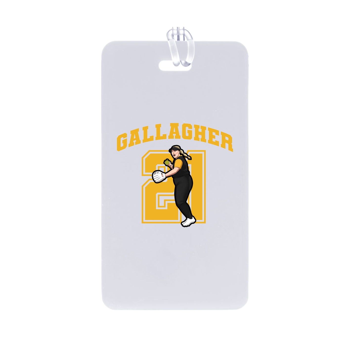Bag Tag — Number in Classic