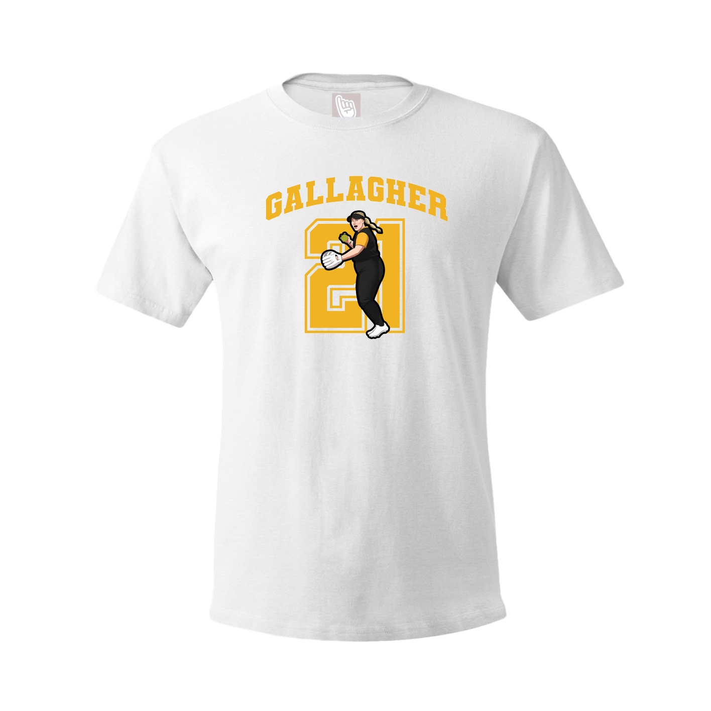 Tee — Number in White