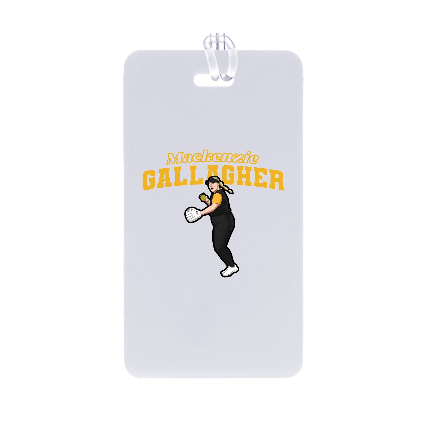 Bag Tag — Name Arch in Classic