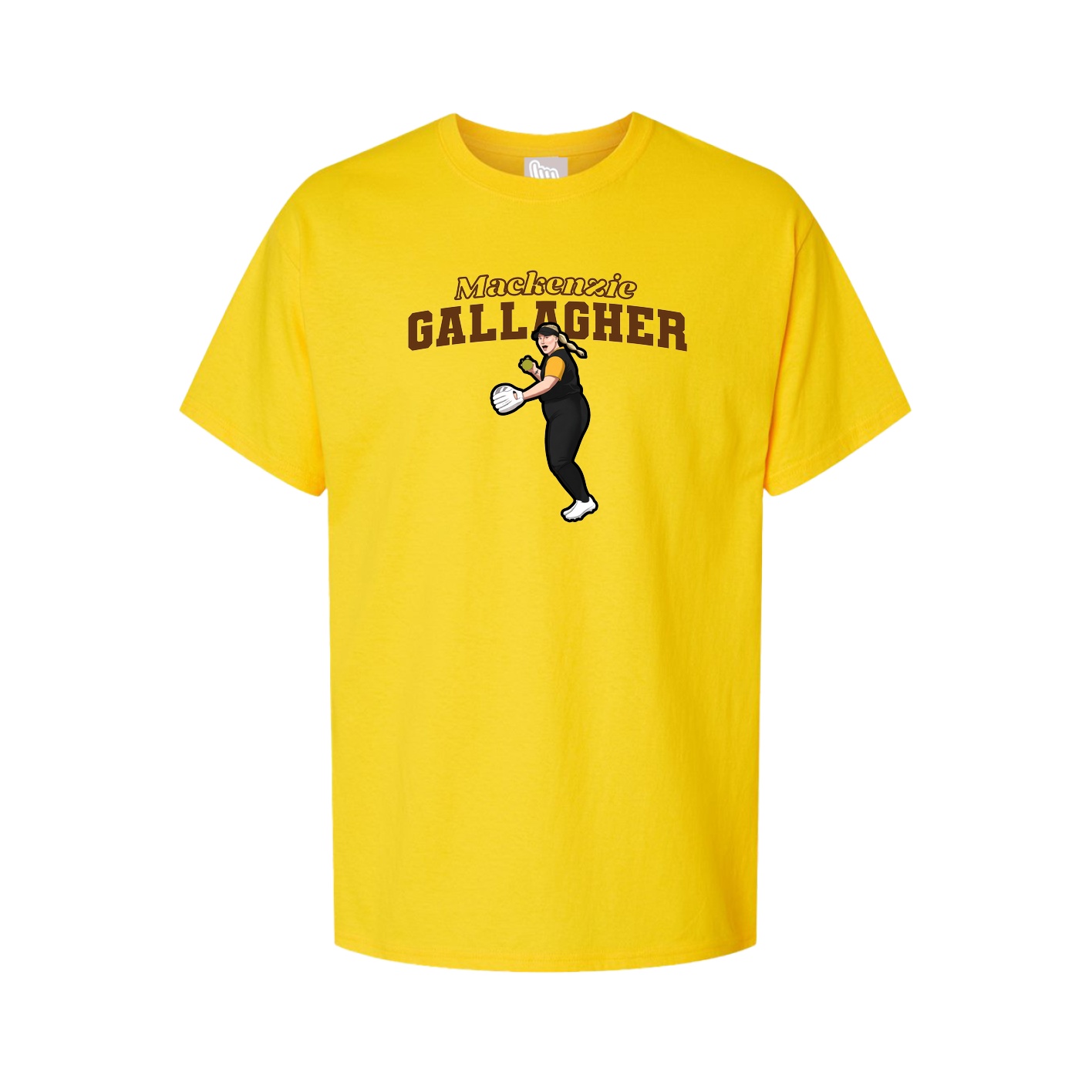 Tee — Name Arch in Gold