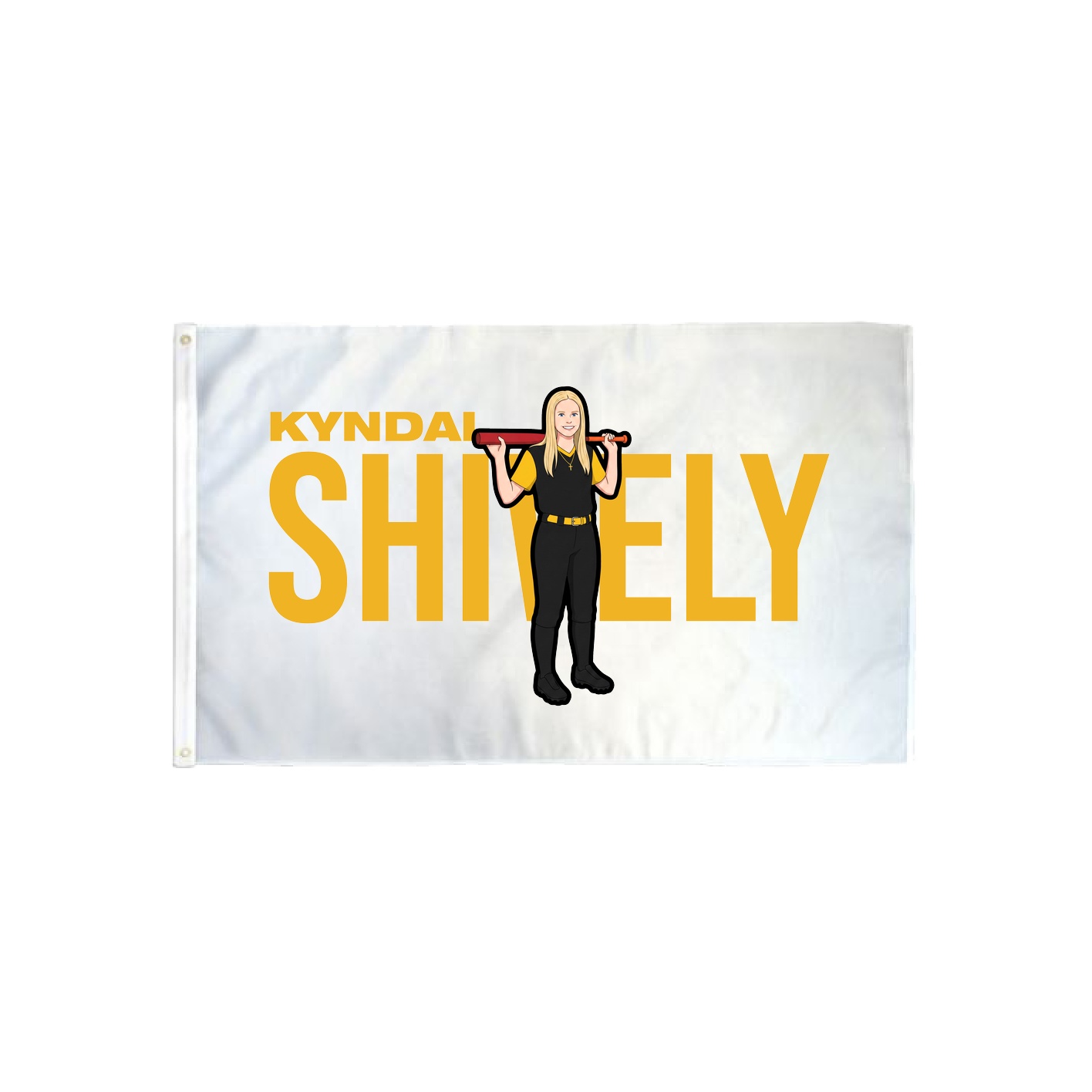 3x5 Flag — Player Name in Classic