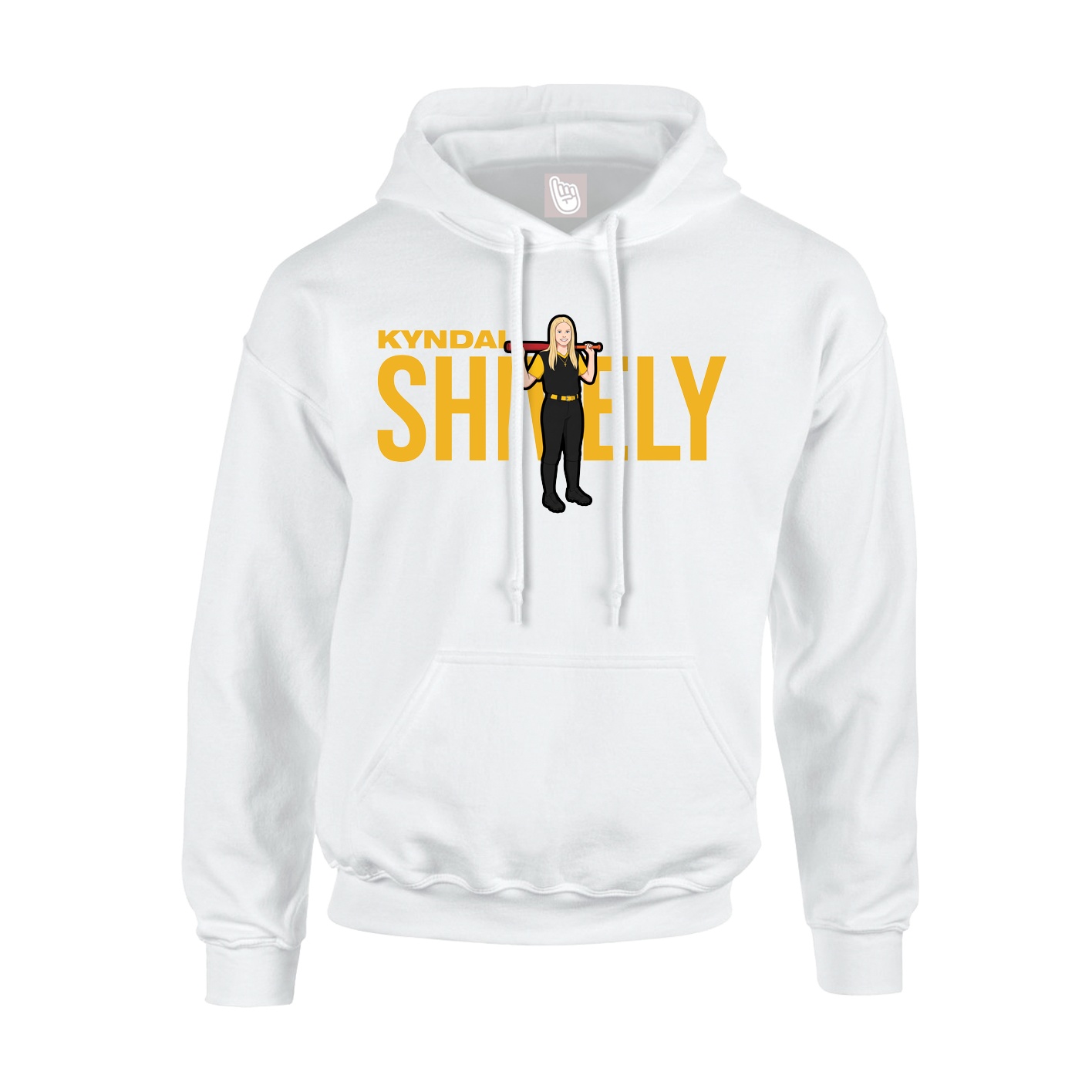 Hoodie — Player Name in White
