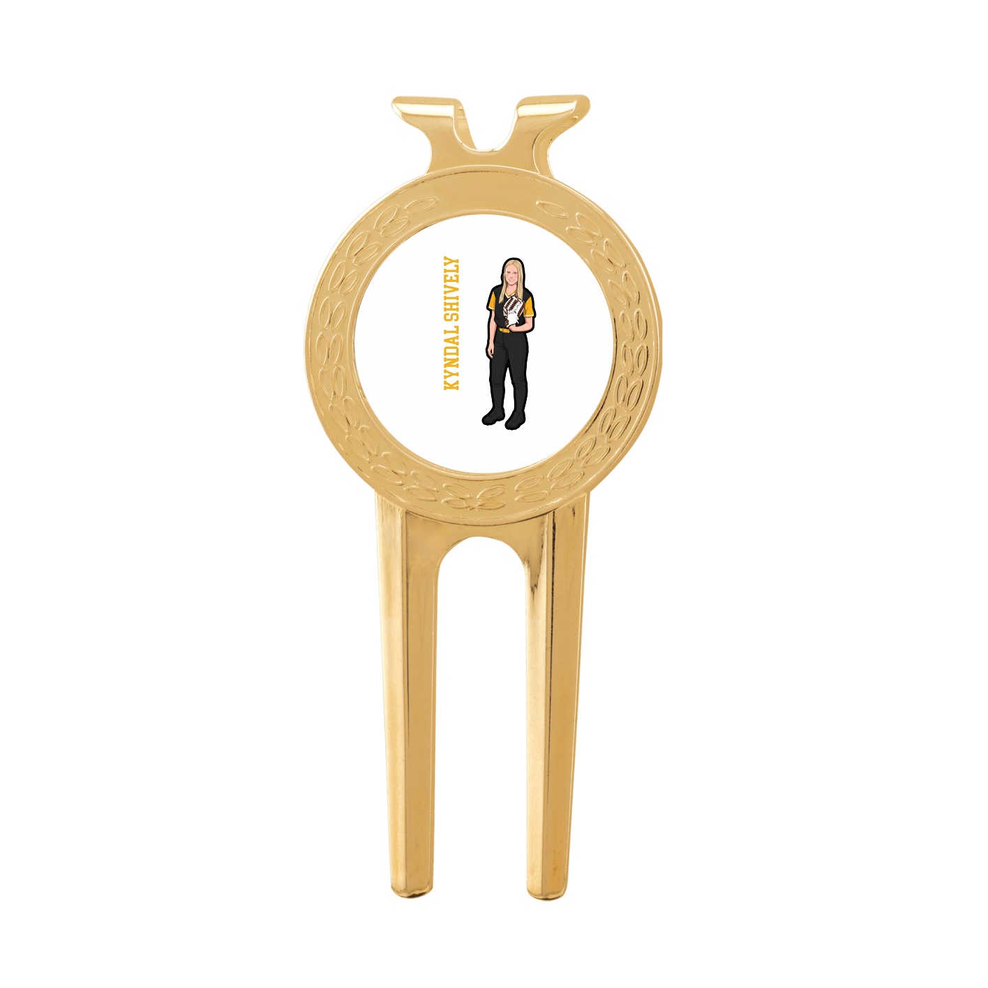 Divot Tool with Ball Marker — Name Vertical in Classic