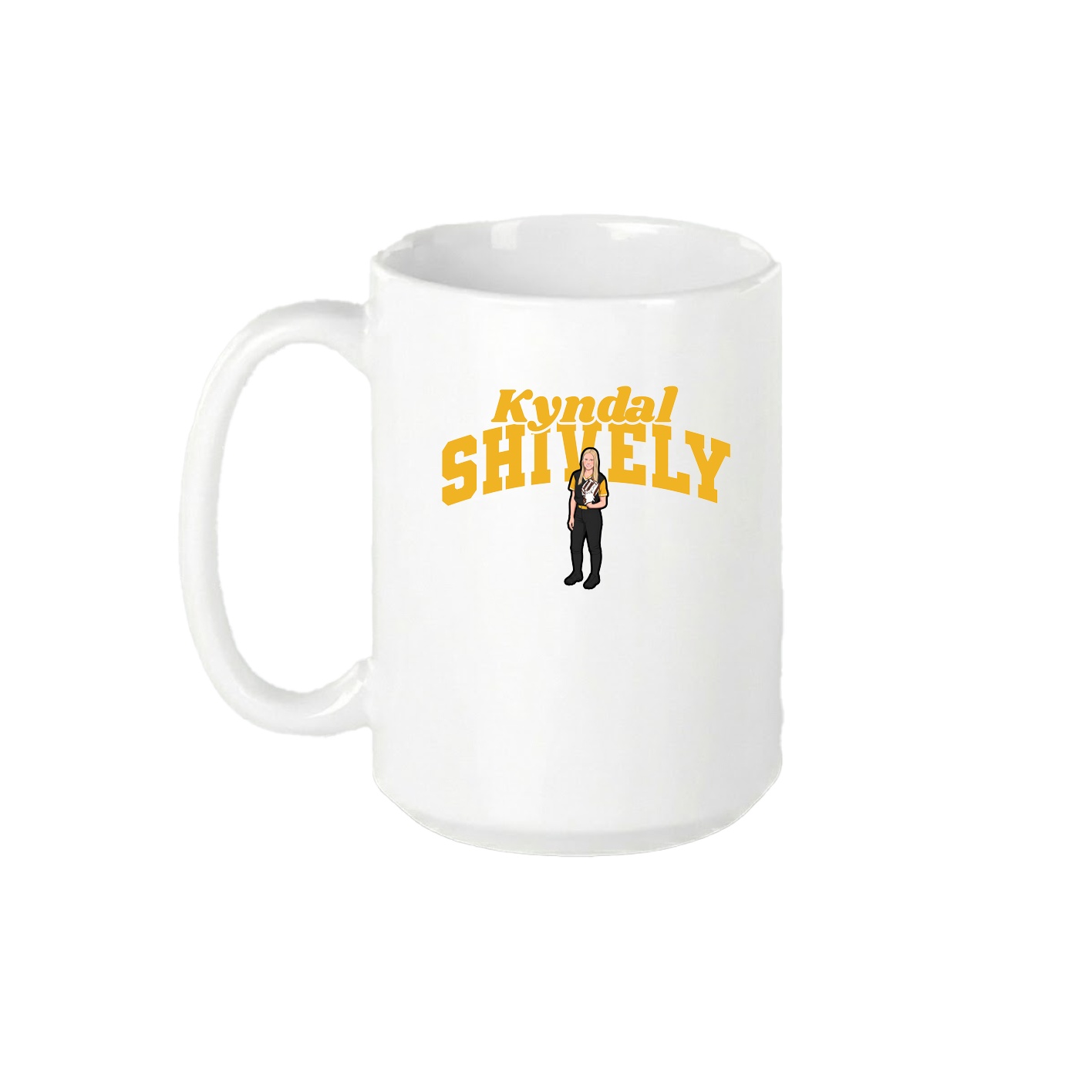 15oz Coffee Mug — Signature Arch in White