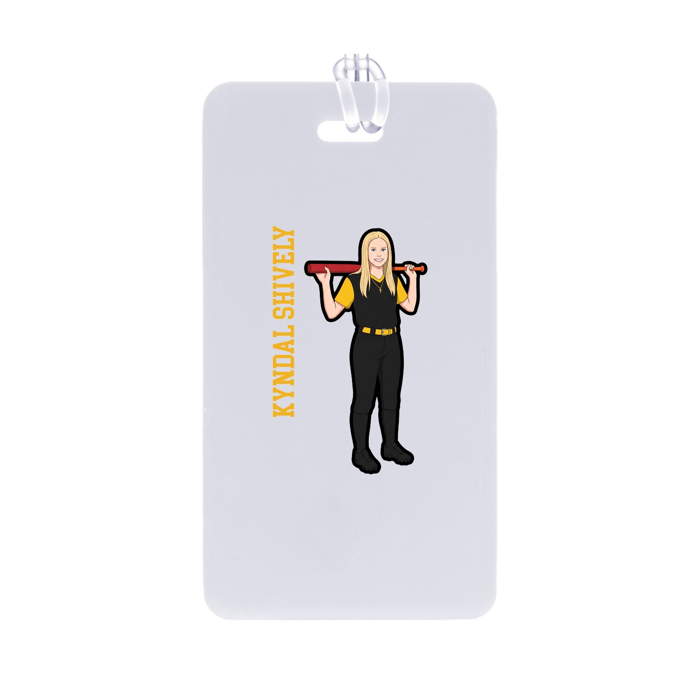 Bag Tag — Name Vertical in Classic
