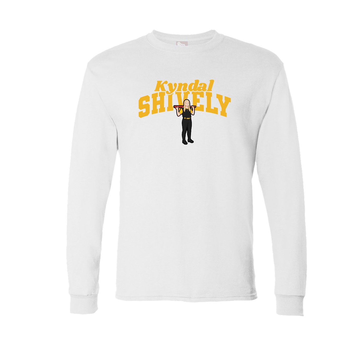 Long Sleeve Tee — Signature Arch in White