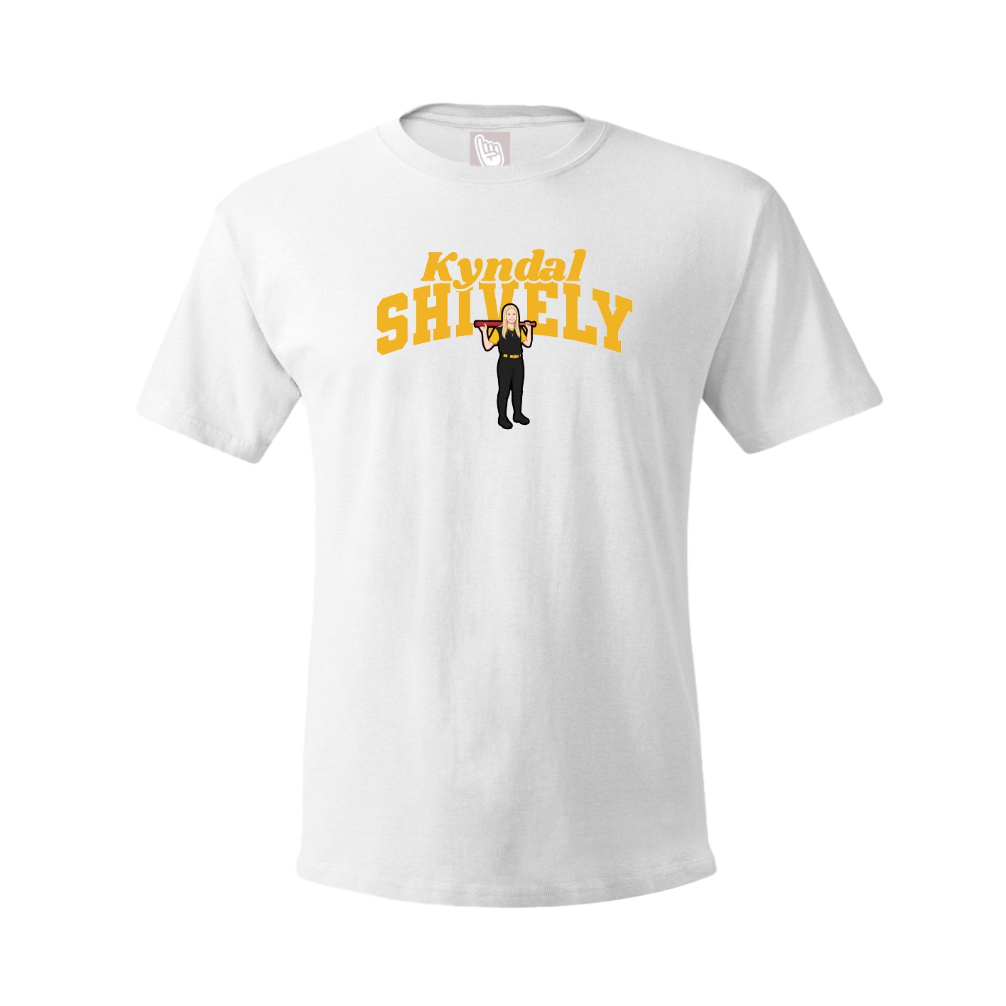 Youth Tee — Signature Arch in White