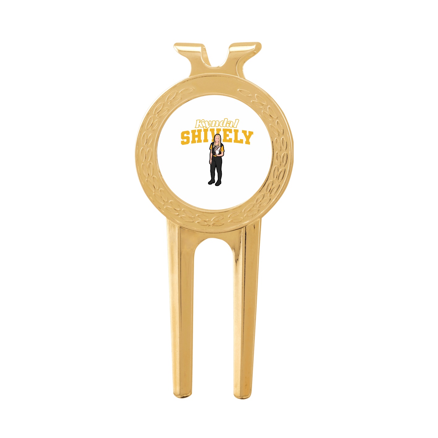 Divot Tool with Ball Marker — Name Arch in Classic