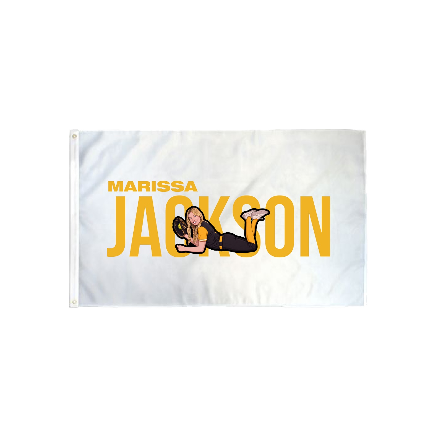 3x5 Flag — Player Name in Classic
