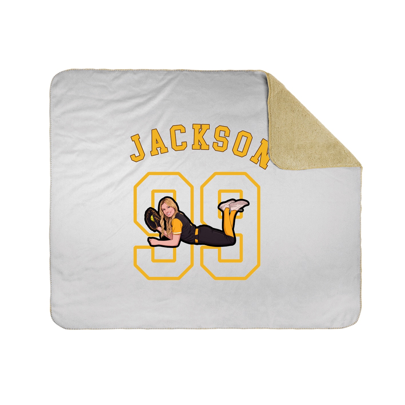 Throw Blanket — Shirsey Arch in White