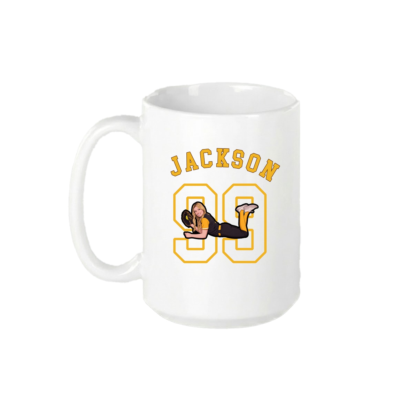 15oz Coffee Mug — Shirsey Arch in White