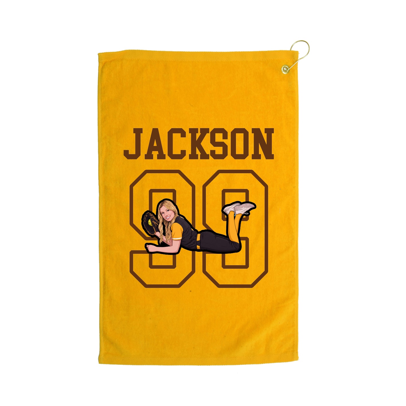 Golf Towel — Shirsey in Gold