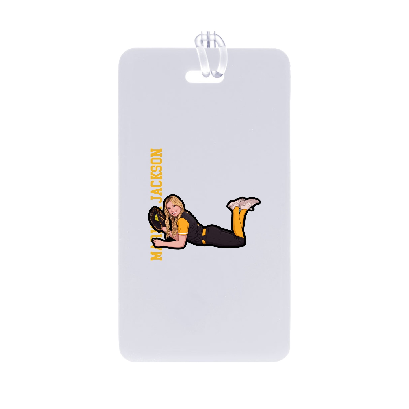 Bag Tag — Name Vertical in Classic