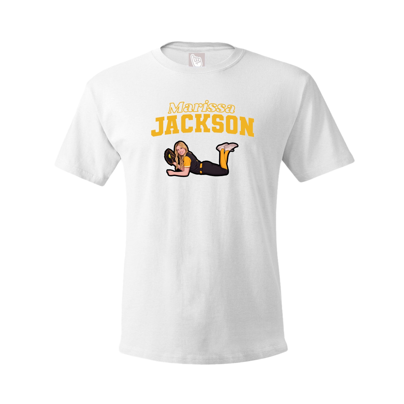Tee — Name Arch in White