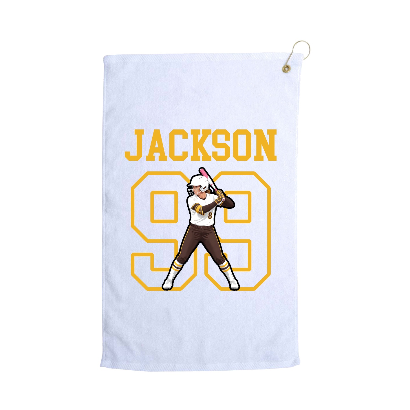 Golf Towel — Shirsey in White