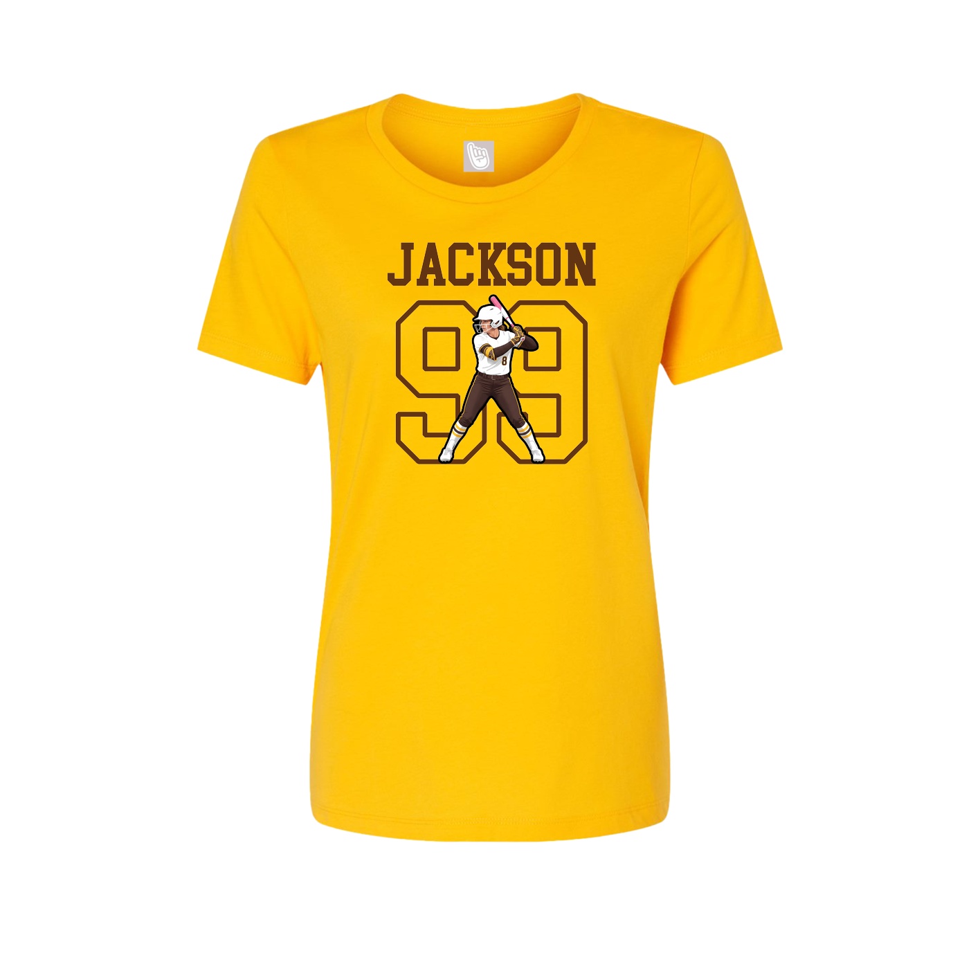 Fitted Women's Tee — Shirsey in Gold