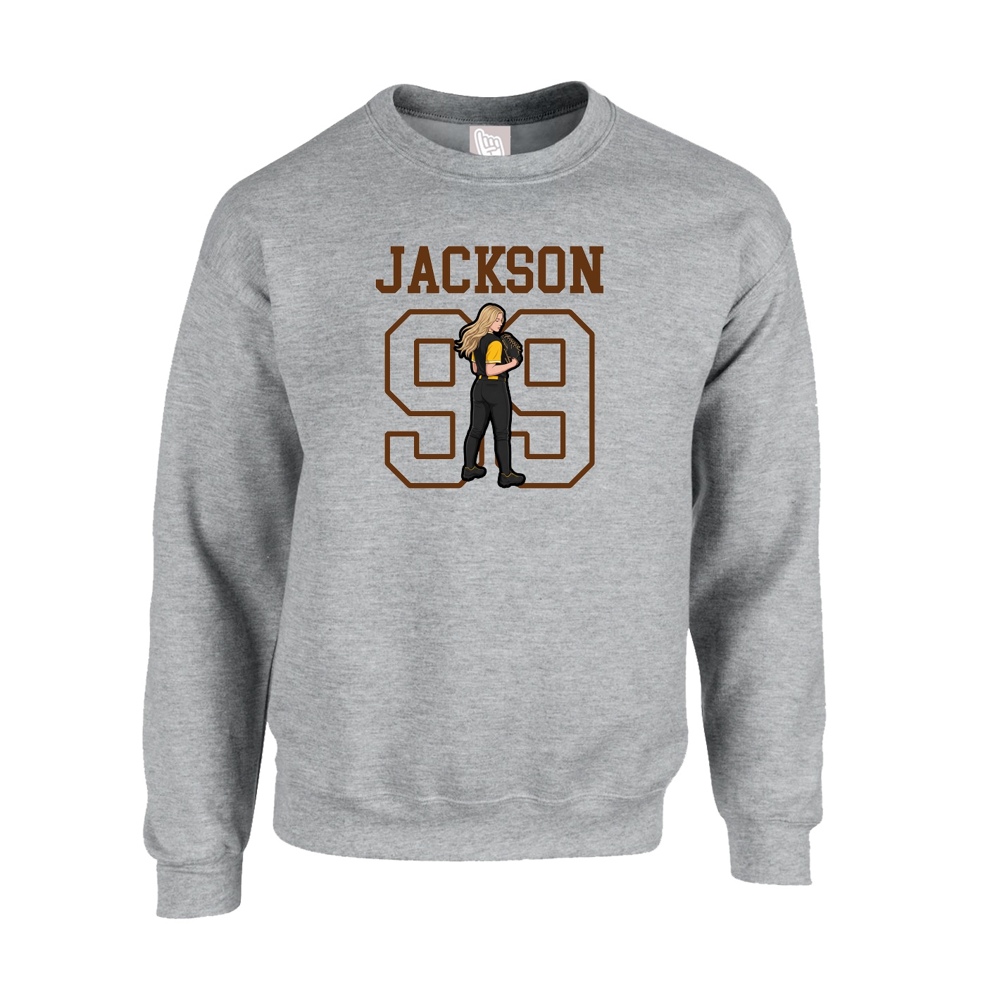 Fleece Crew — Shirsey in Grey