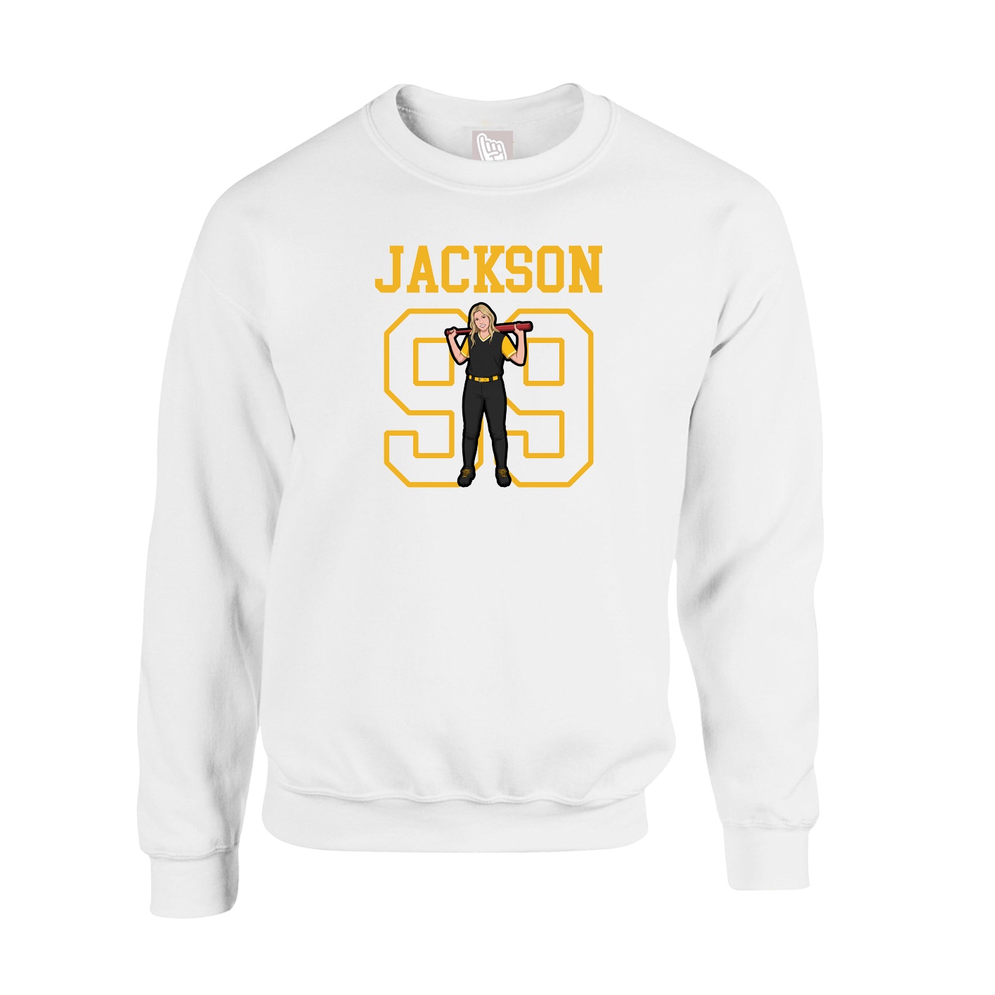 Fleece Crew — Shirsey in White