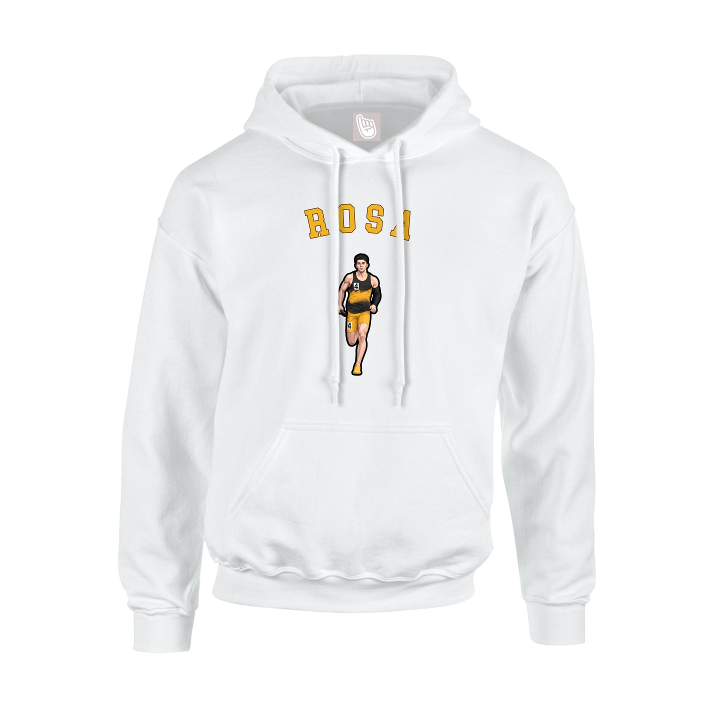 Hoodie — Shirsey Arch in White