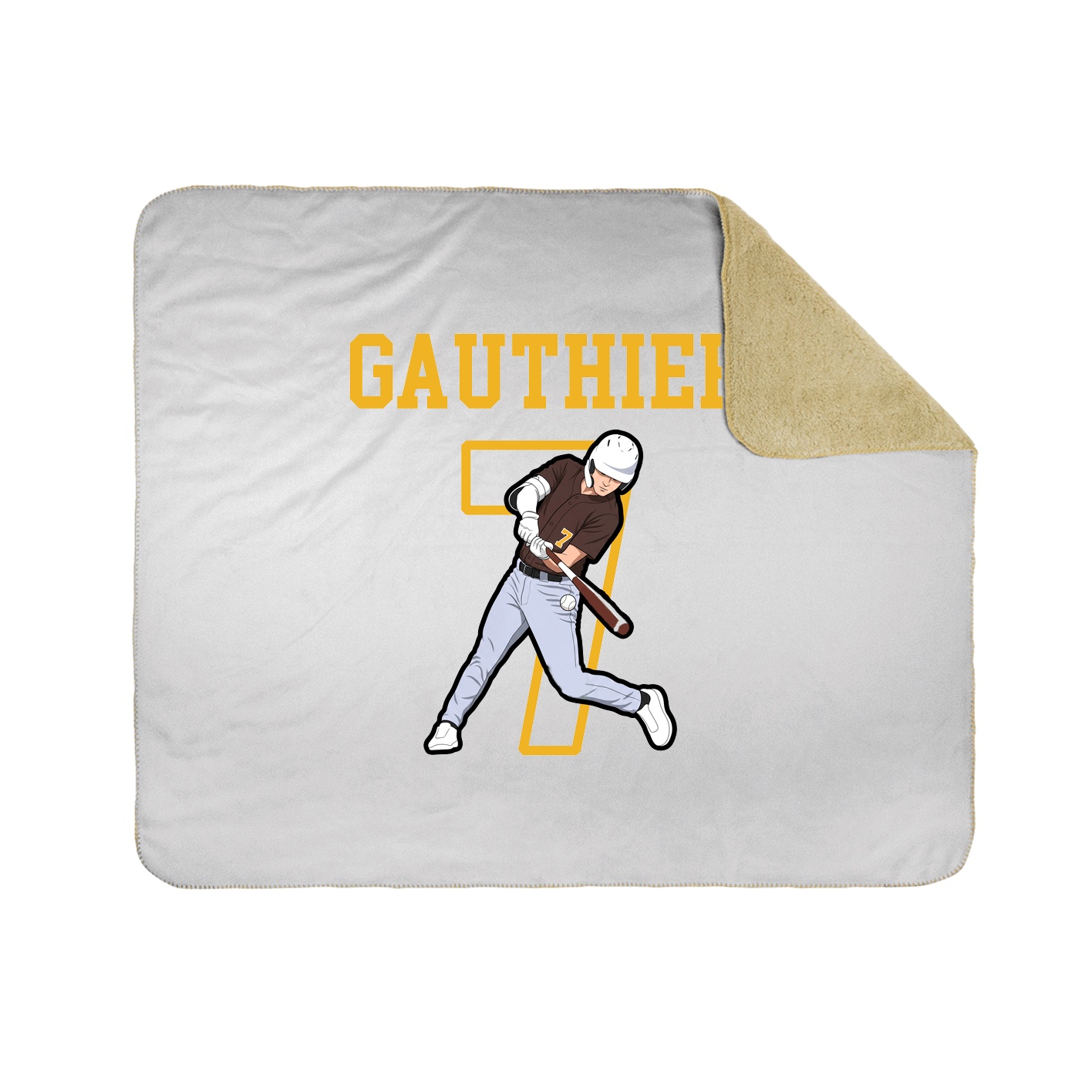 Throw Blanket — Shirsey in White