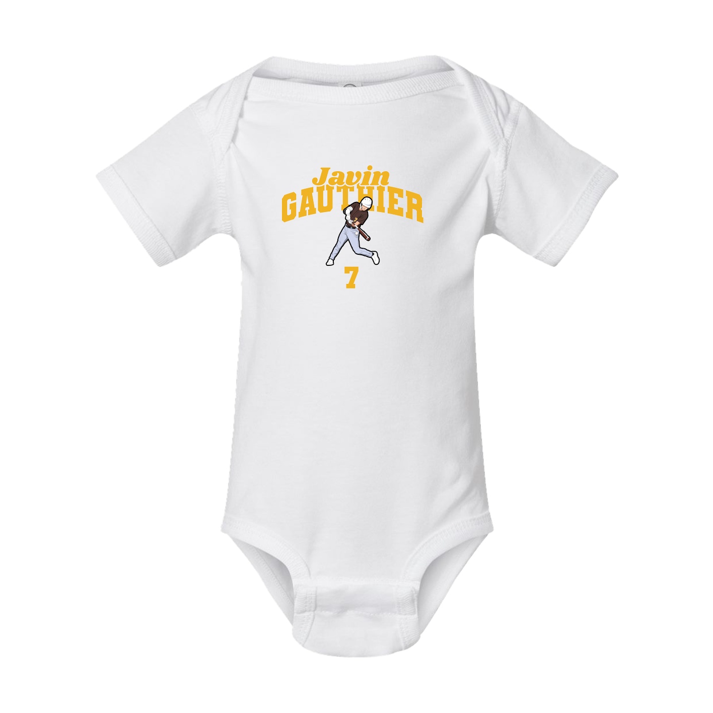 Baby Onesie — Signature Arch in White