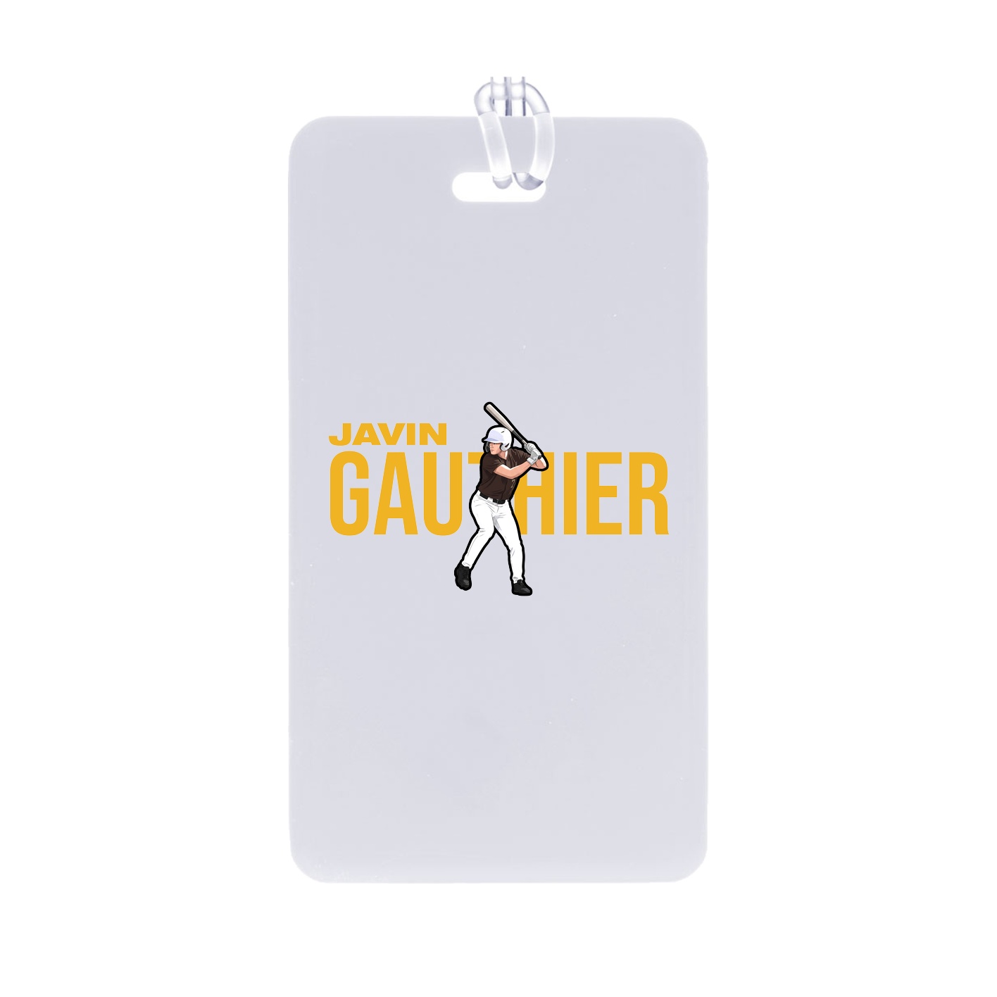 Bag Tag — Player Name in Classic