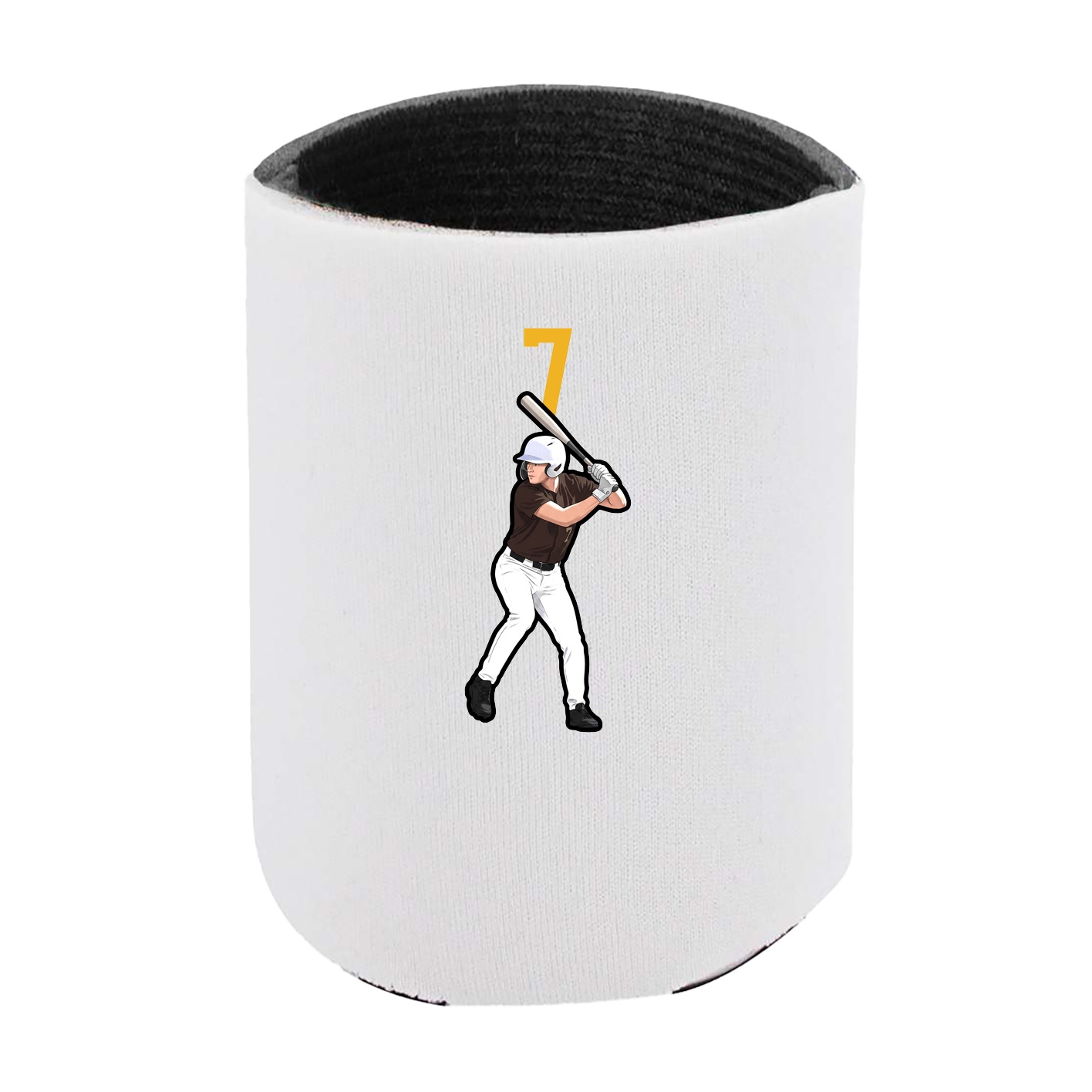 Can Holder — Number Top in White