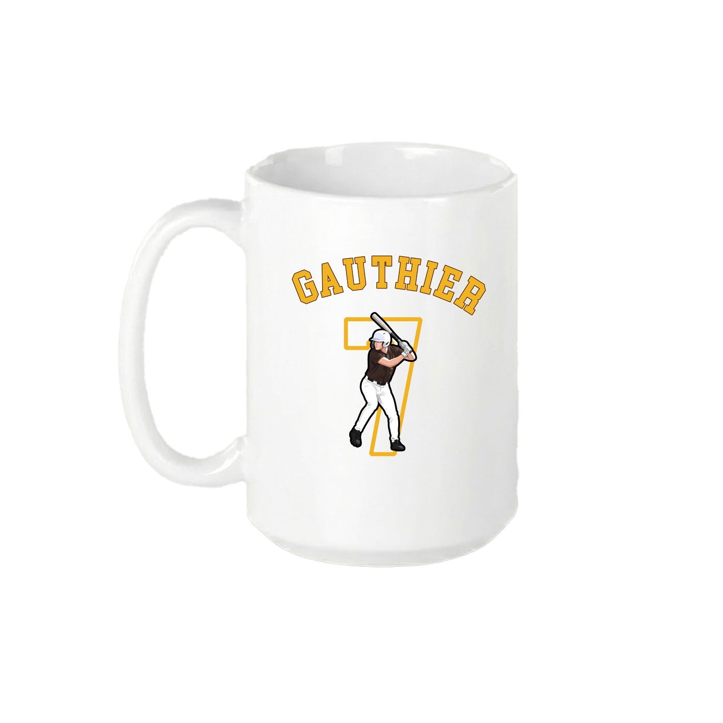 15oz Coffee Mug — Shirsey Arch in White