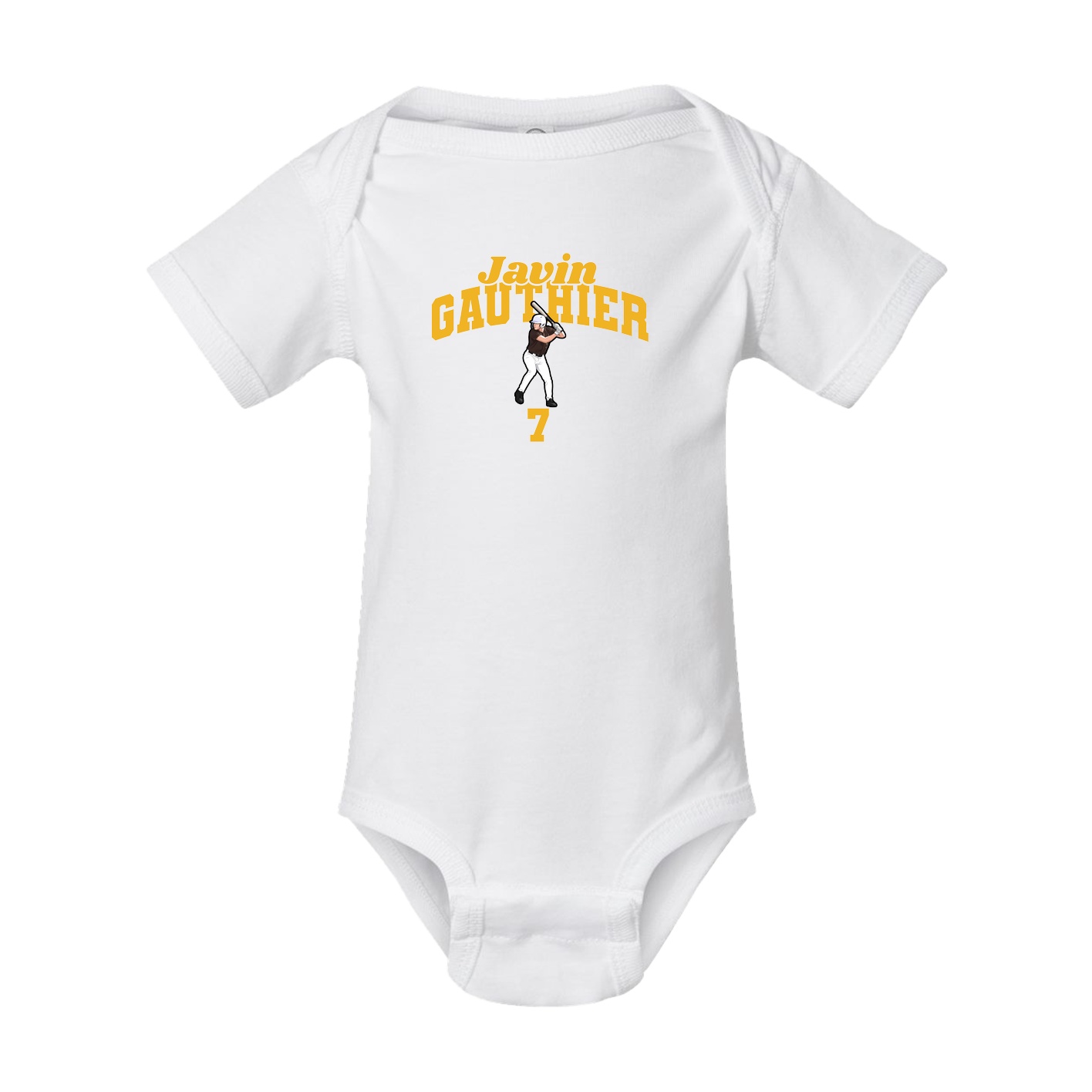 Baby Onesie — Signature Arch in White