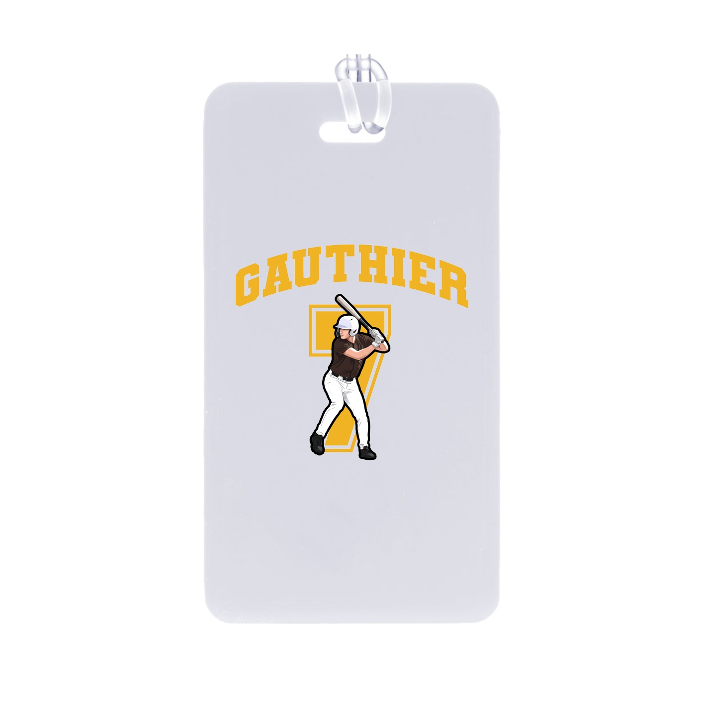 Bag Tag — Number in Classic