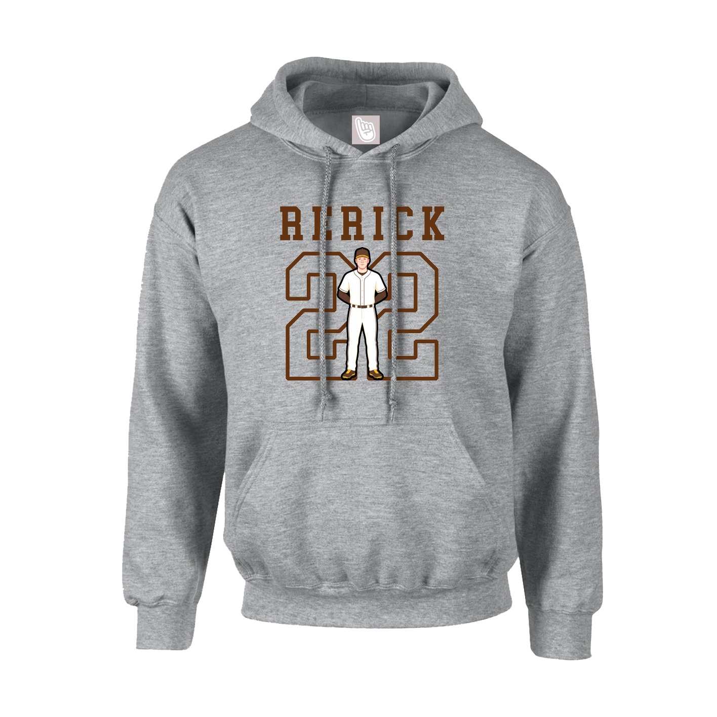 Hoodie — Shirsey in Grey