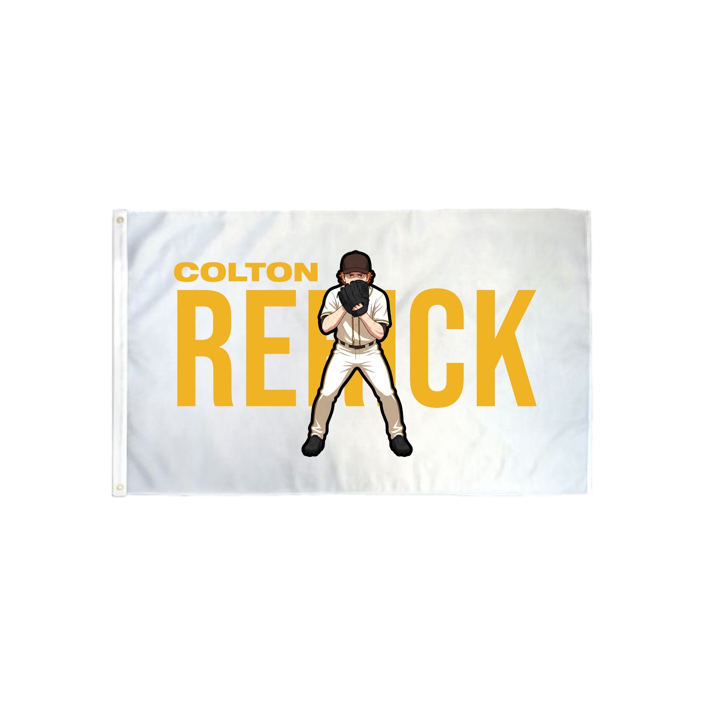 3x5 Flag — Player Name in Classic