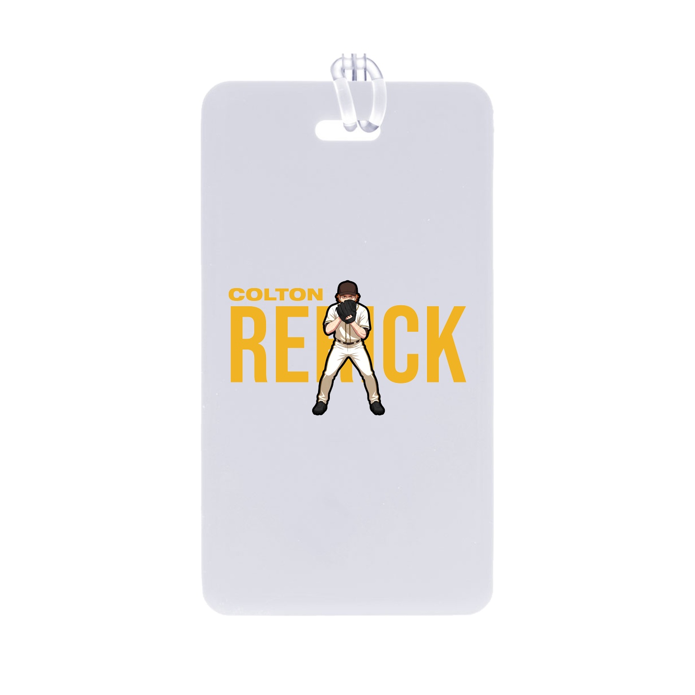 Bag Tag — Player Name in Classic