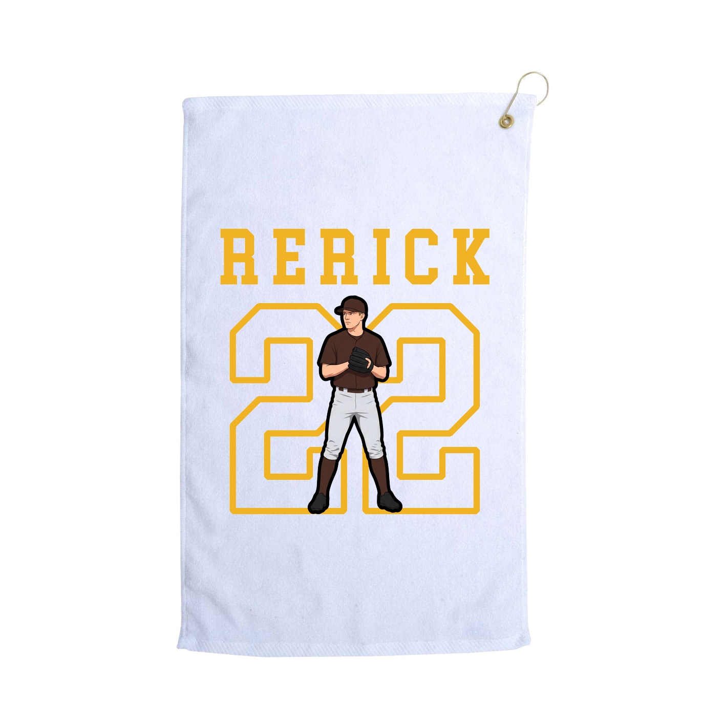 Golf Towel — Shirsey in White