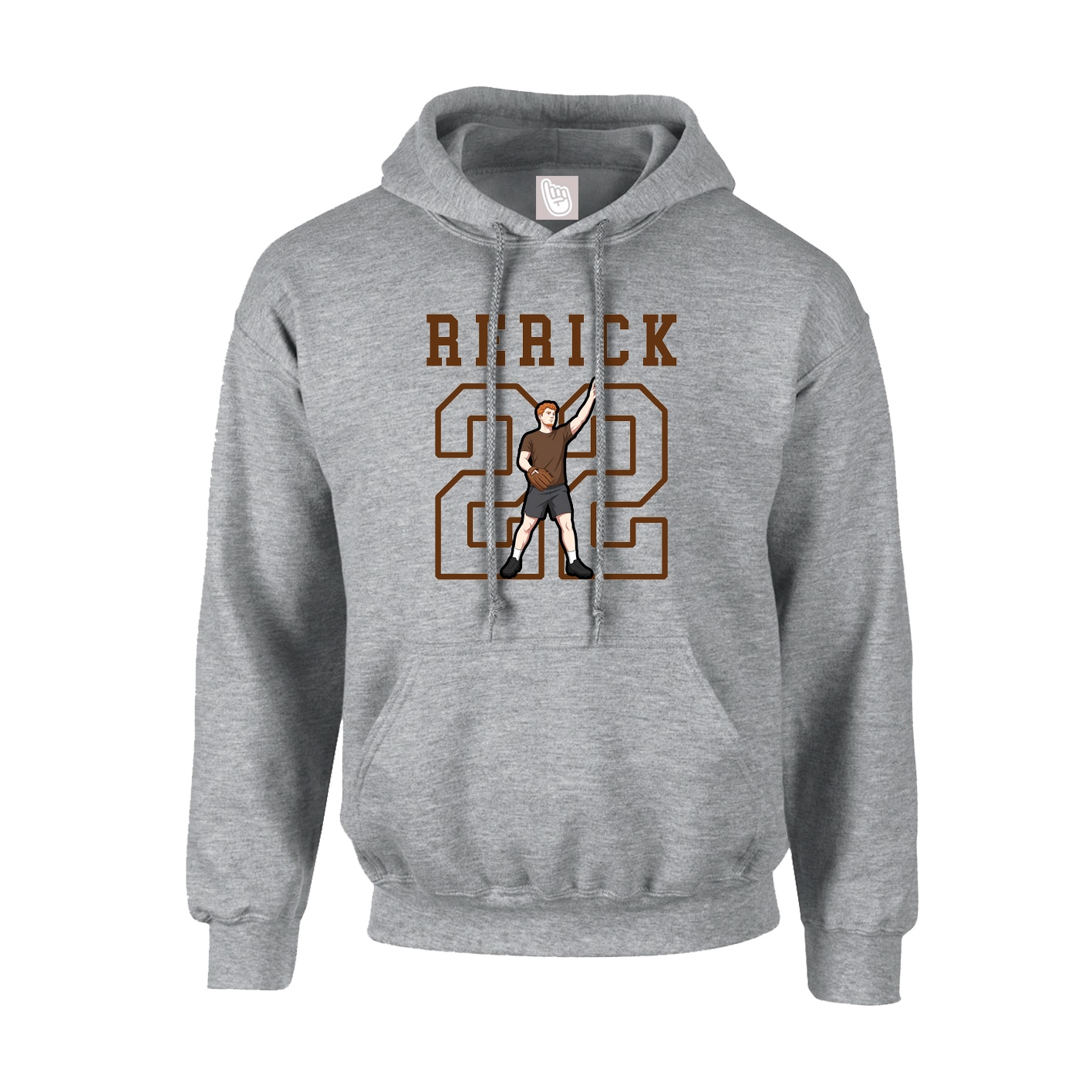 Hoodie — Shirsey in Grey