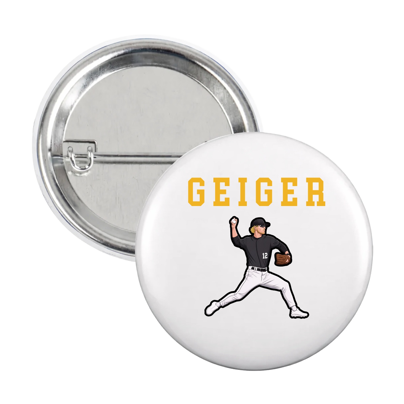 Game Day Button — Shirsey in White