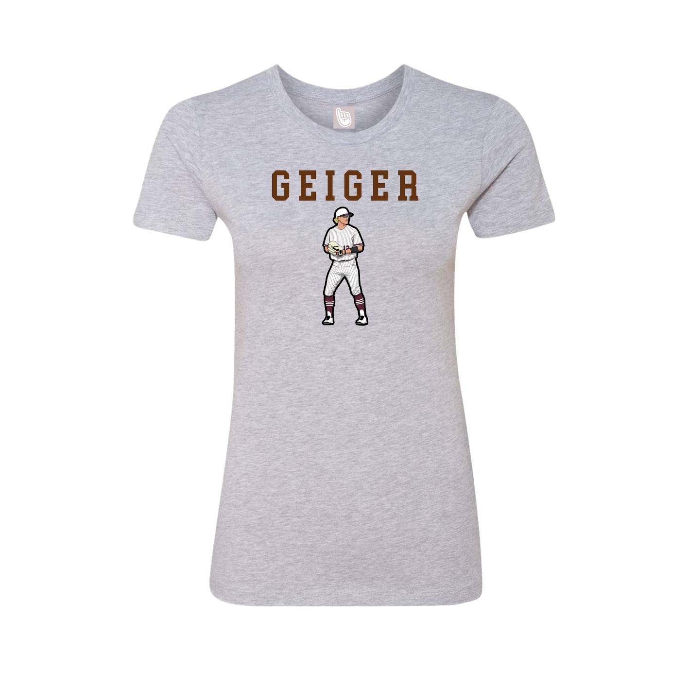 Fitted Women's Tee — Shirsey in Grey