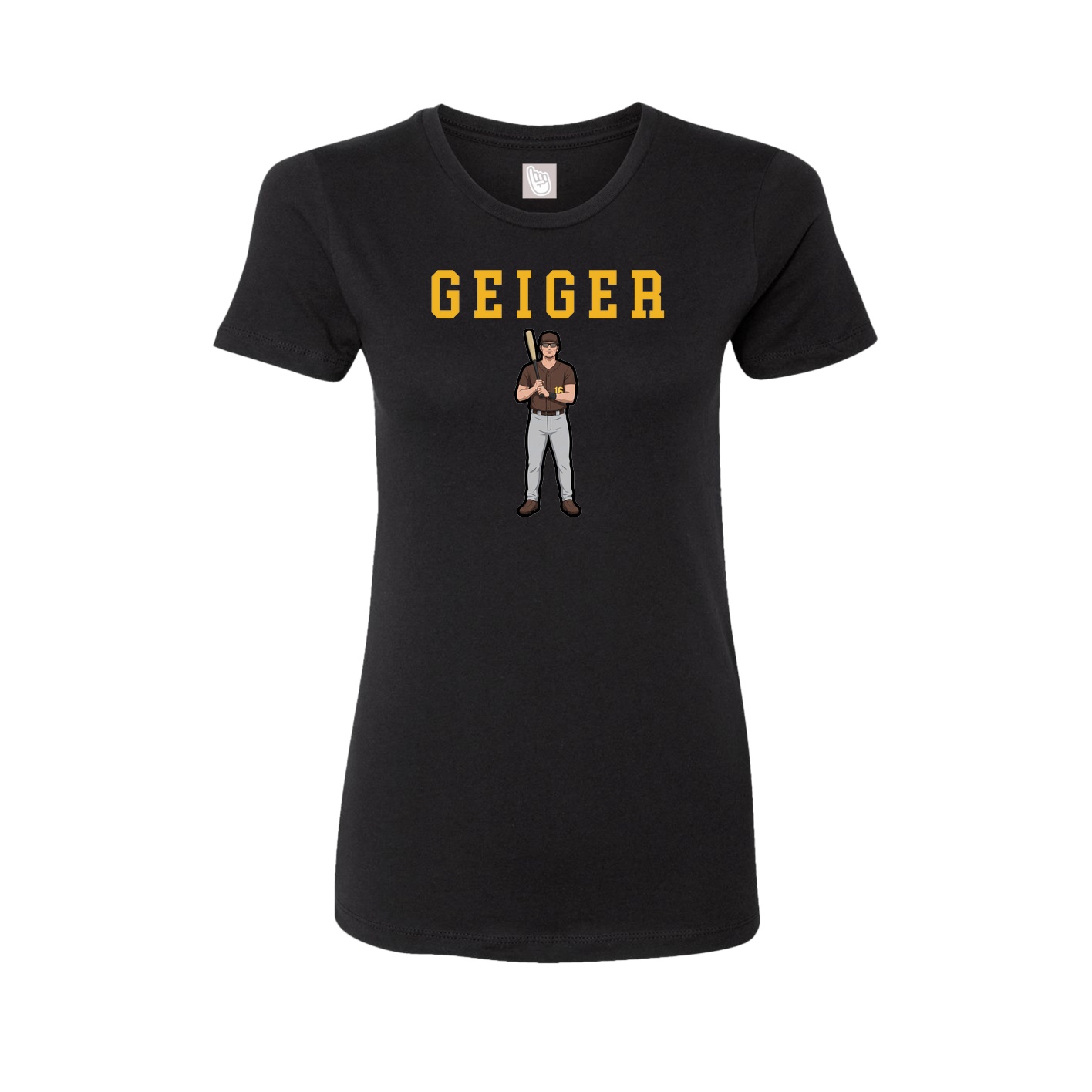 Fitted Women's Tee — Shirsey in Black
