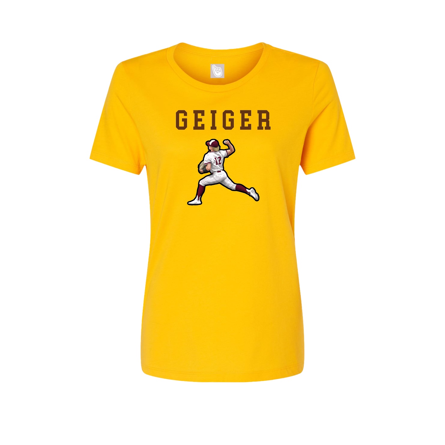 Fitted Women's Tee — Shirsey in Gold