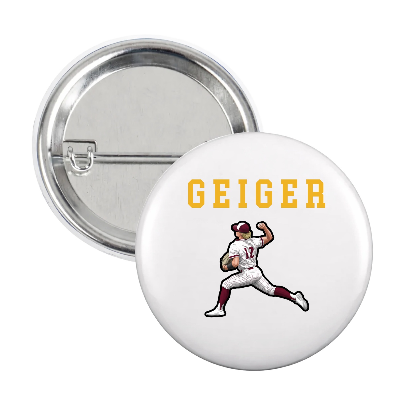 Game Day Button — Shirsey in White