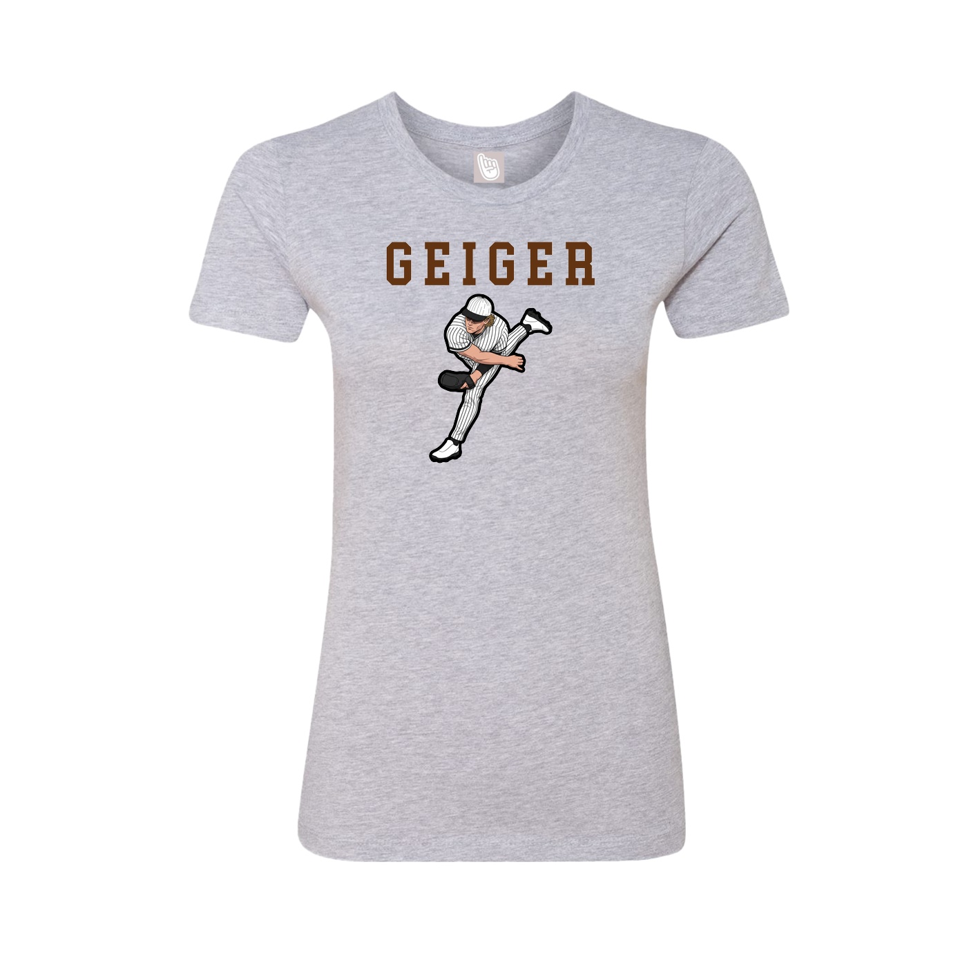 Fitted Women's Tee — Shirsey in Grey