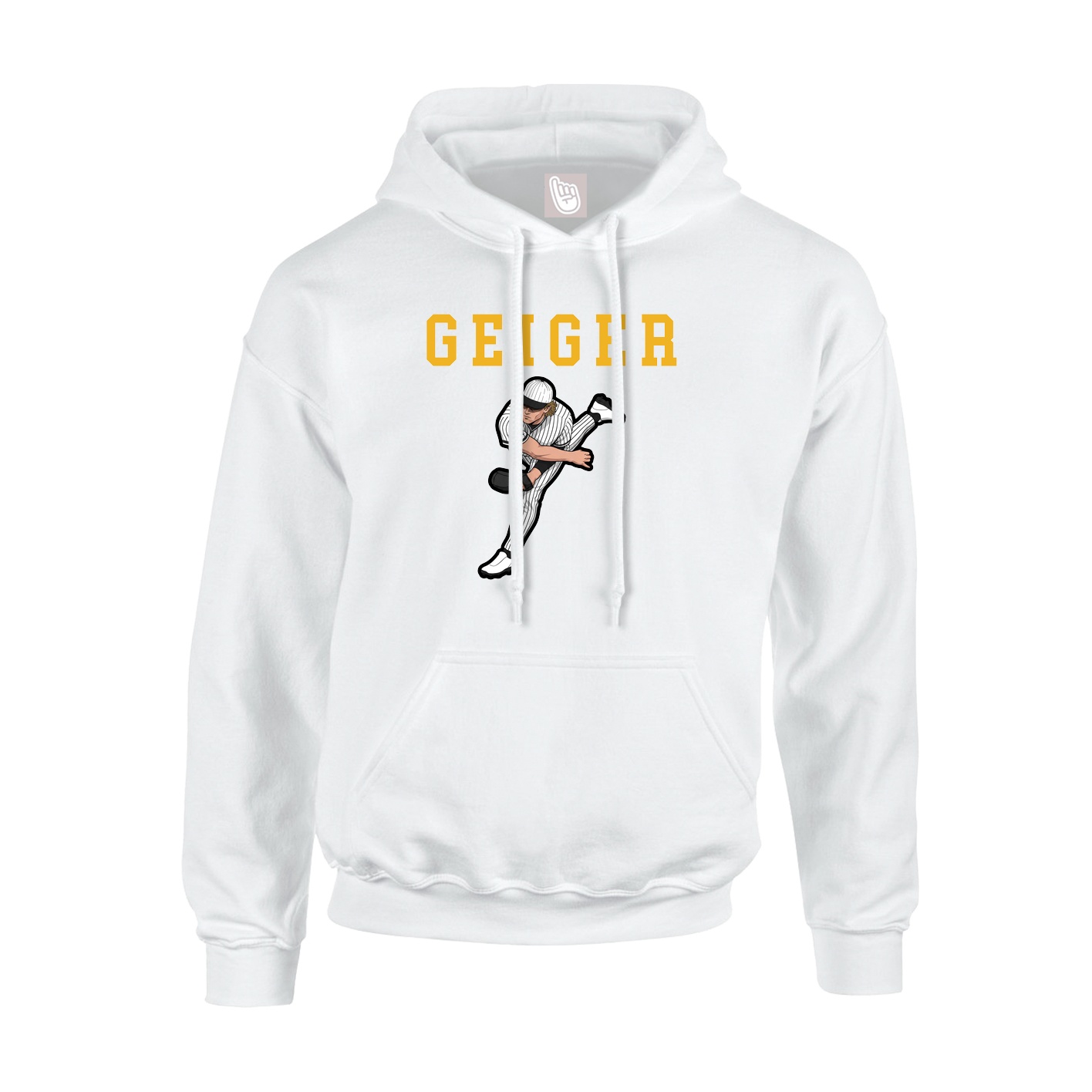 Hoodie — Shirsey in White