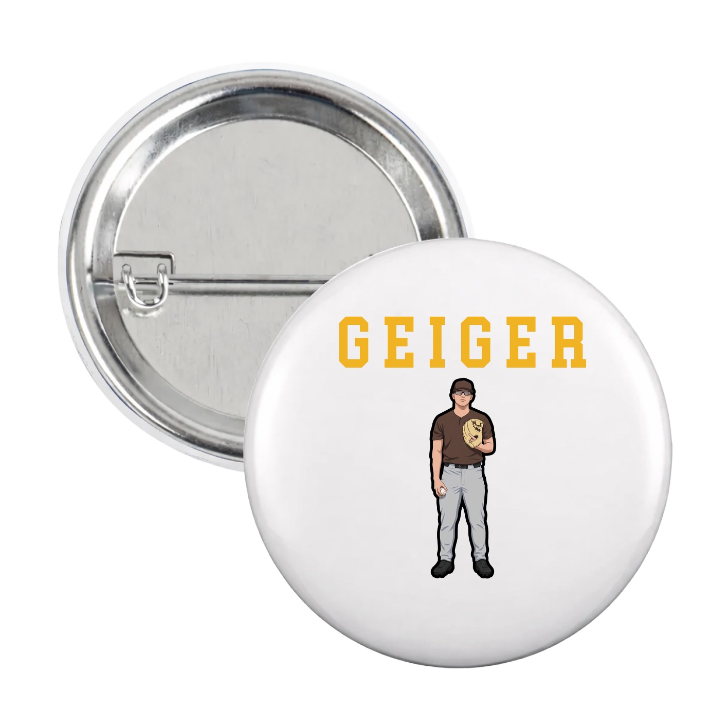 Game Day Button — Shirsey in White