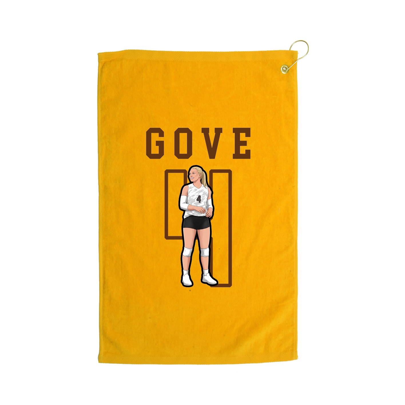 Golf Towel — Shirsey in Gold